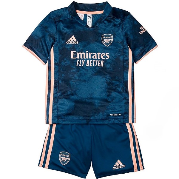 Camiseta Arsenal 3ª Kit Niños 2020 2021 Azul